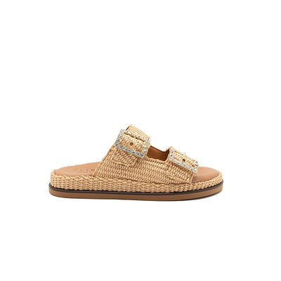 Greta | Raffia Sandals