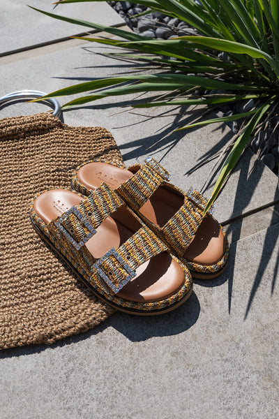 Greta - Automne | Sandales en raphia