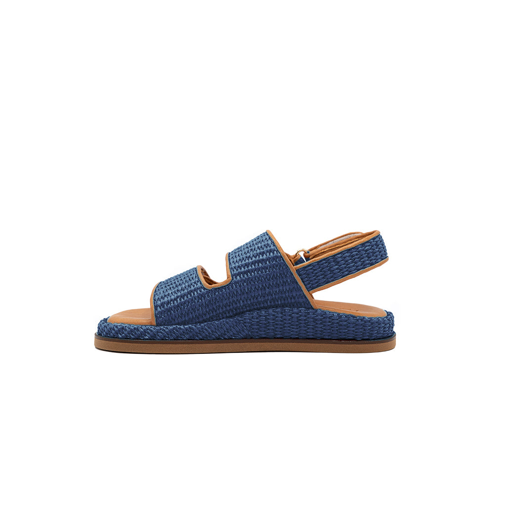 Flore - Marine | Sandales en raphia