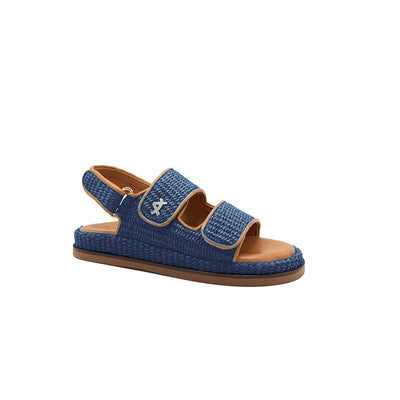 Flore - Marine | Sandales en raphia