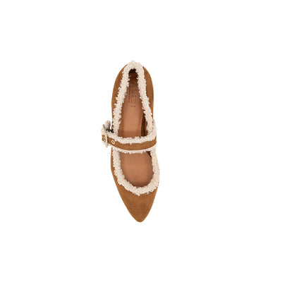 Jolie - Camel | Ballerine in Pelle Scamosciata