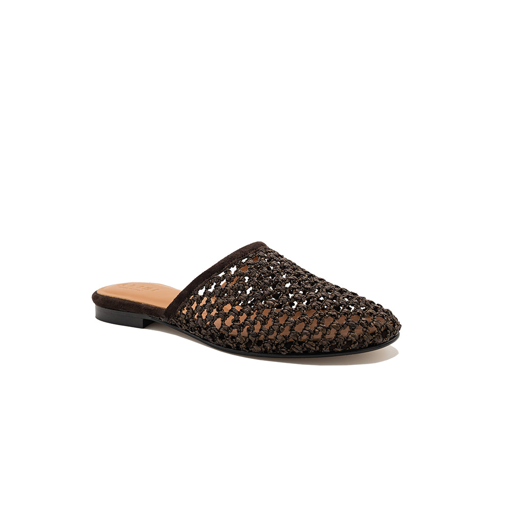 Audrey-Brown | Sabot en raphia