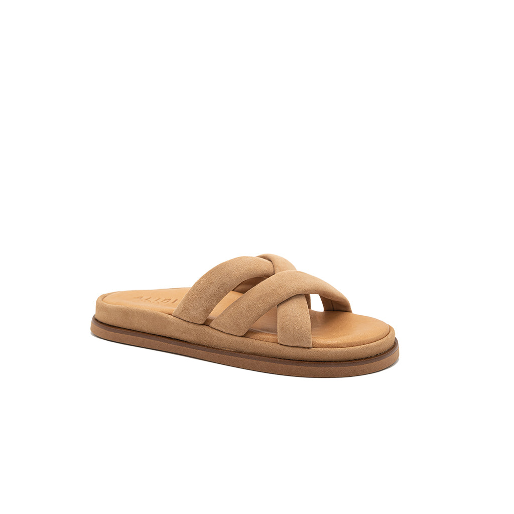 Carol - Camel | Sandalias de Gamuza