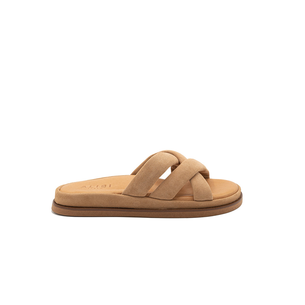 Carol - Camel | Sandalias de Gamuza