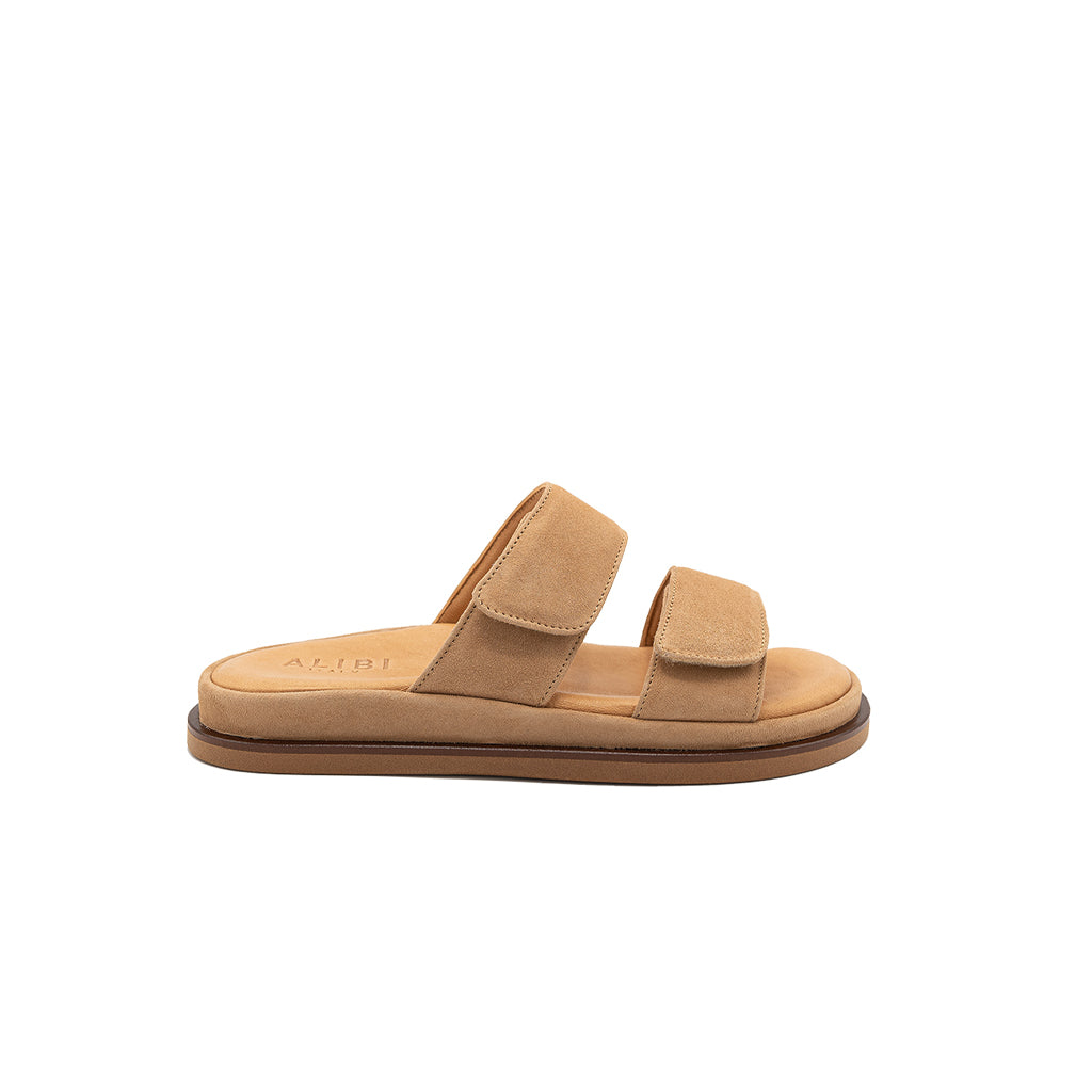 Daisy - Camel | Sandalias de Gamuza