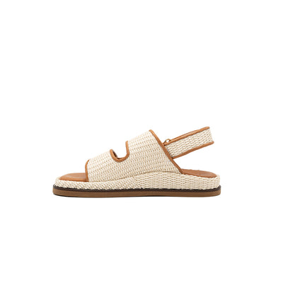 Flora - Pearl | Sandali in Rafia