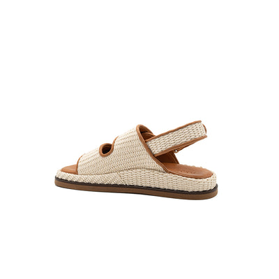 Flora - Pearl | Sandali in Rafia