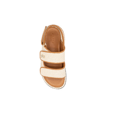 Flora - Pearl | Sandali in Rafia
