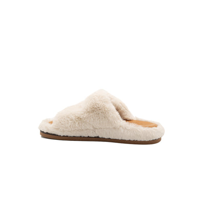 Greta - Ivory | Sandali in Eco Fur