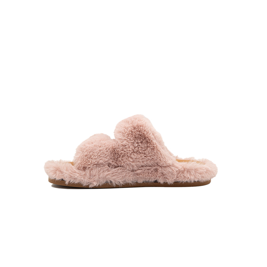 Greta - Pink | Sandali in Eco Fur