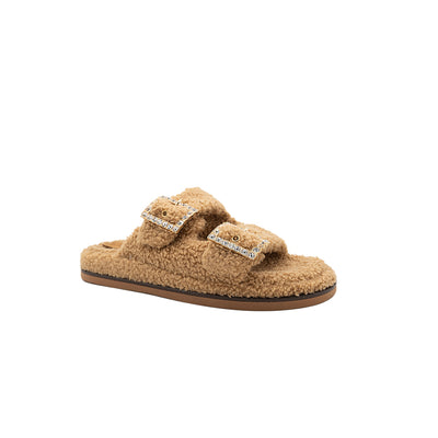 Greta - Camel | Sandali in Teddy