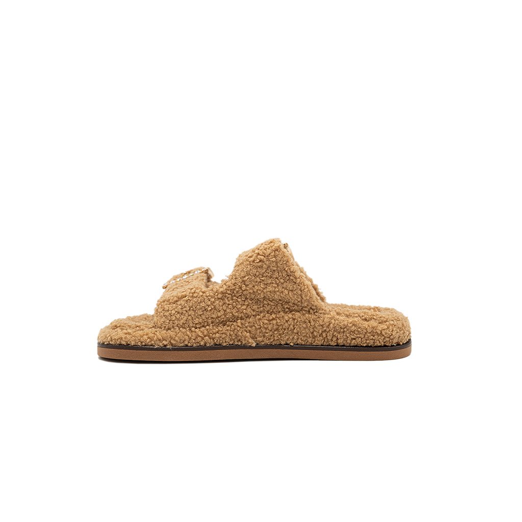 Greta - Camel | Sandali in Teddy