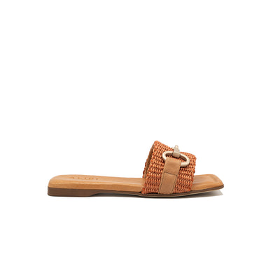 Lily | Raffia Slippers