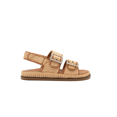 Maya - Beige | Sandali in Rafia