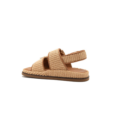 Maya - Beige | Sandali in Rafia