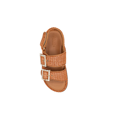 Maya - Brick | Sandali in Rafia