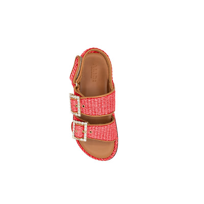 Maya - Coral | Sandali in Rafia