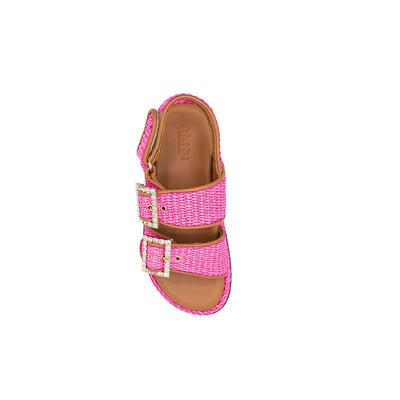 Maya - Fucsia | Sandali in Rafia