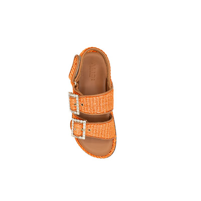 Maya - Orange | Sandali in Rafia