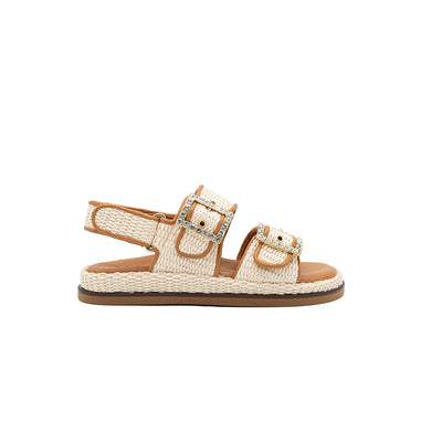Maya - Pearl | Sandali in Rafia