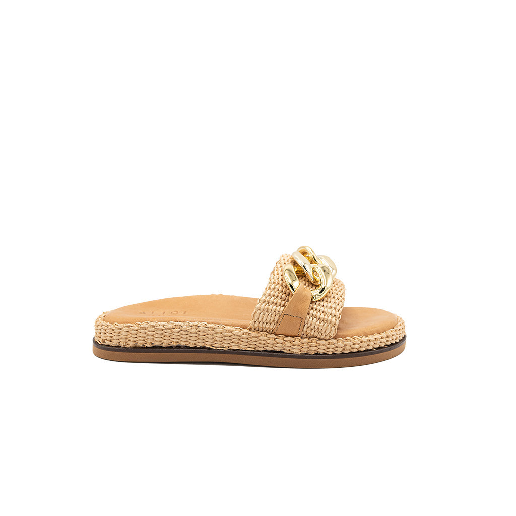 Nancy - Beige | Sandali in Rafia