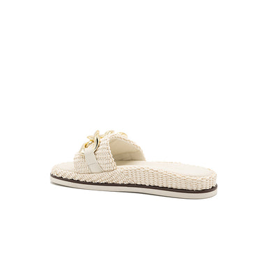 Nancy - Ivory | Sandalias de Rafia