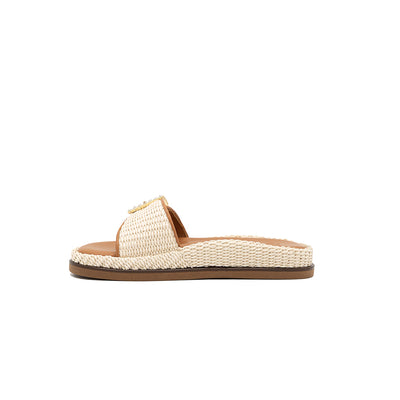 Nina - Pearl | Sandalias en Rafia
