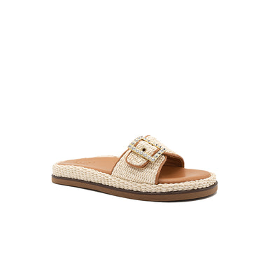 Nina - Pearl | Sandalias en Rafia