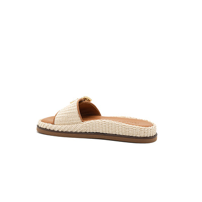 Nina - Pearl | Sandalias en Rafia