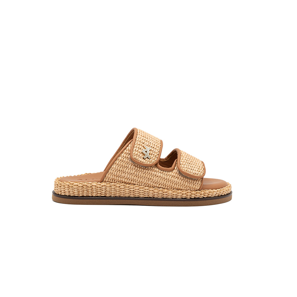 Penny - Beige | Sandali in Rafia