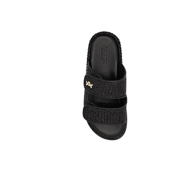 Penny - Noir | Sandales en raphia