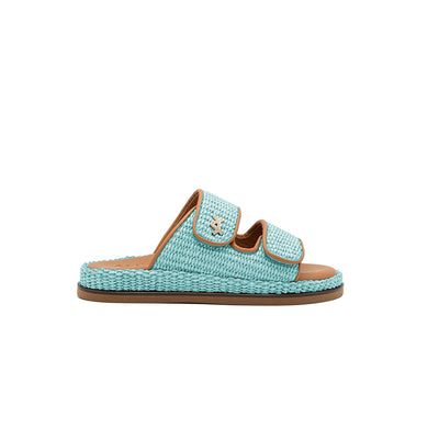 Penny - Marine | Sandales en raphia