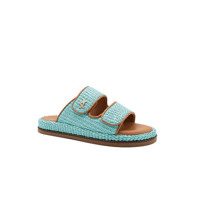Penny - Marine | Sandales en raphia