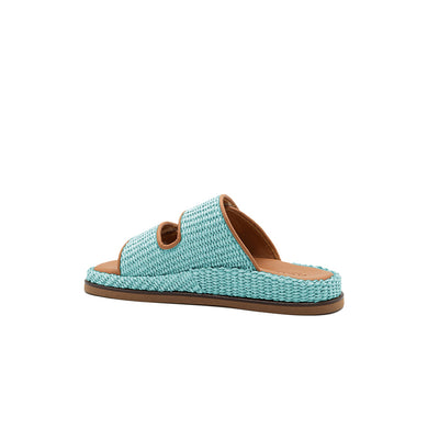 Penny - Marine | Sandales en raphia