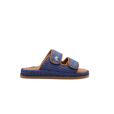 Penny - Marine | Sandales en raphia