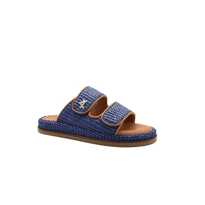 Penny - Marine | Sandales en raphia