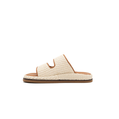 Penny - Perle | Sandales en raphia