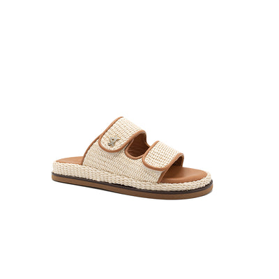 Penny - Perle | Sandales en raphia