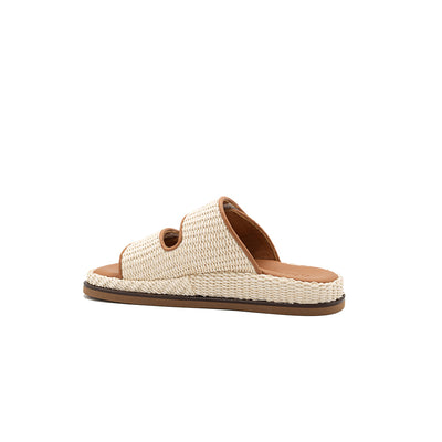 Penny - Perle | Sandales en raphia