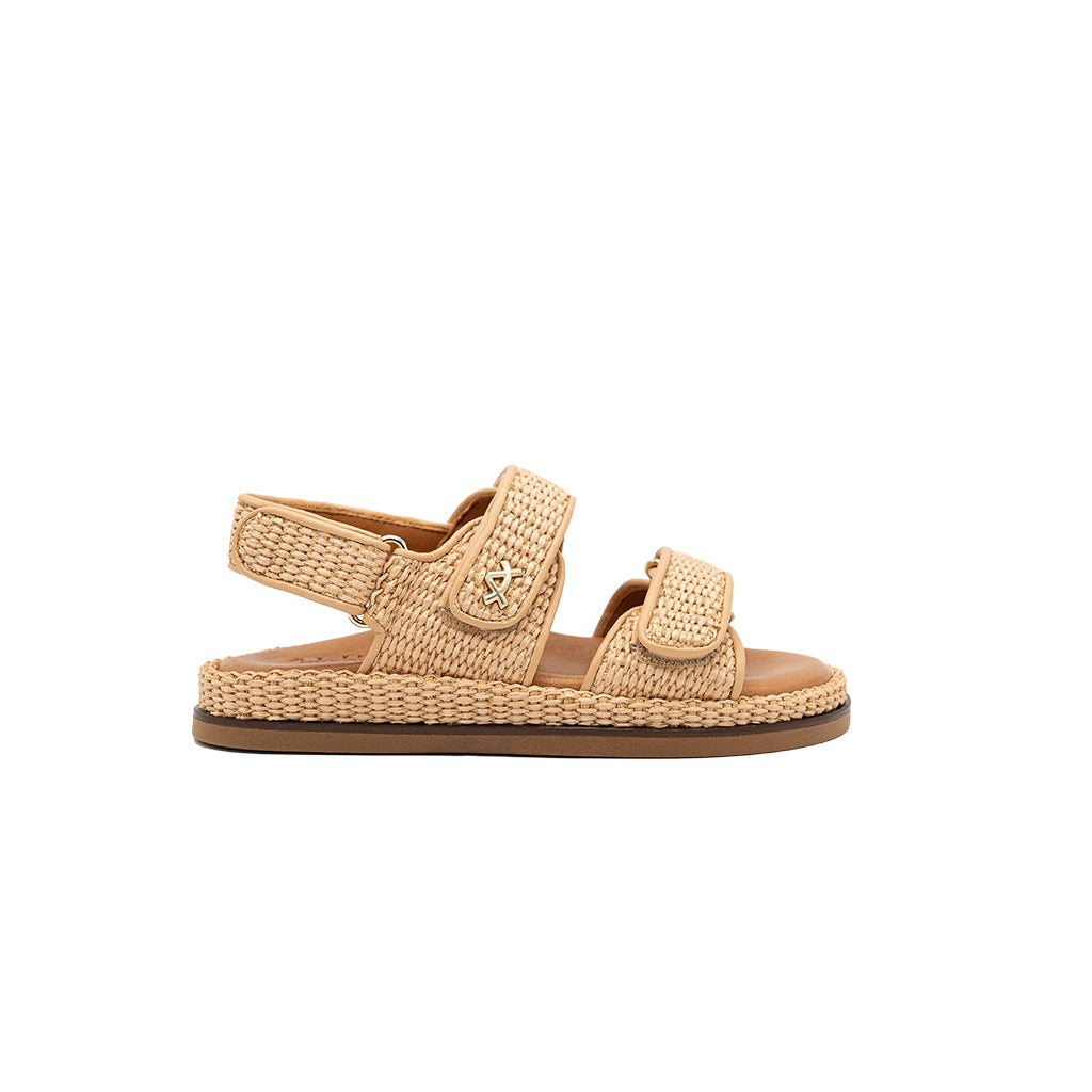 Vera - Beige | Sandalias en Rafia
