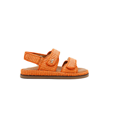 Vera - Orange | Sandali in Rafia