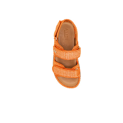 Vera - Orange | Sandali in Rafia