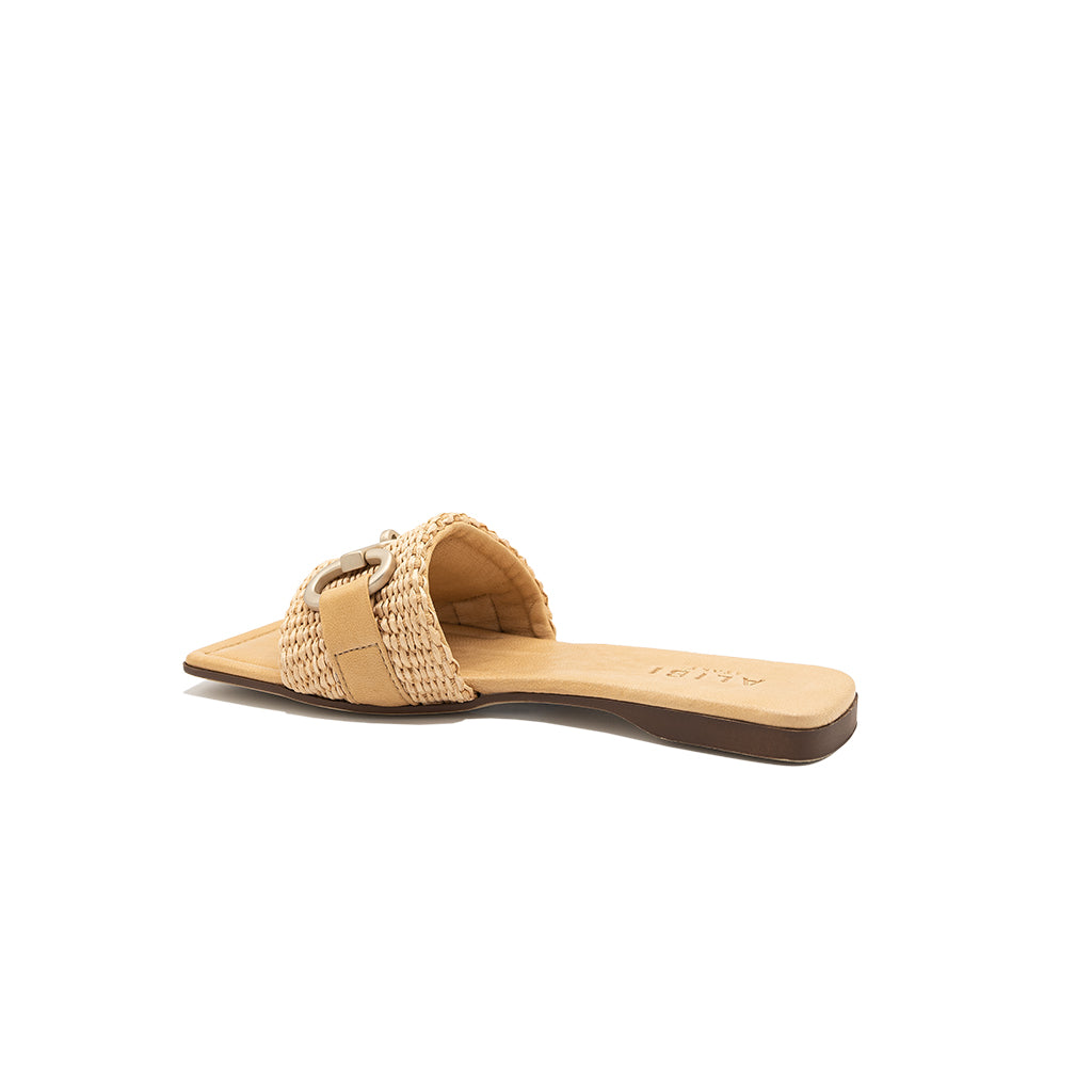 Lily - Beige | Sandalias en Rafia