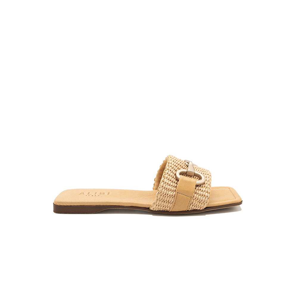 Lily - Beige | Sandalias en Rafia