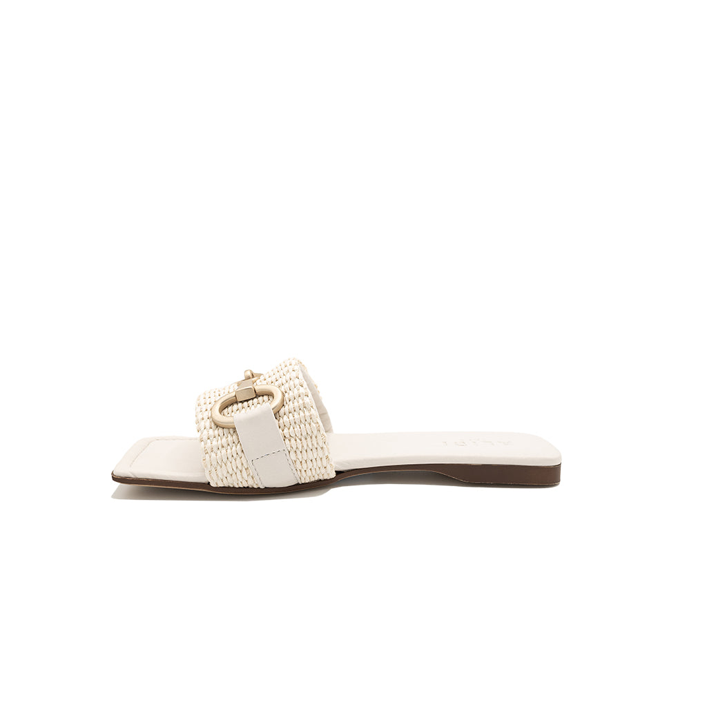 Lily - Ivory | Sandalias en Rafia