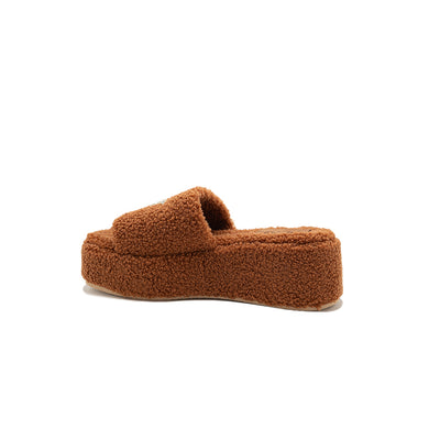 Anthea - Brick | Sandali in Teddy