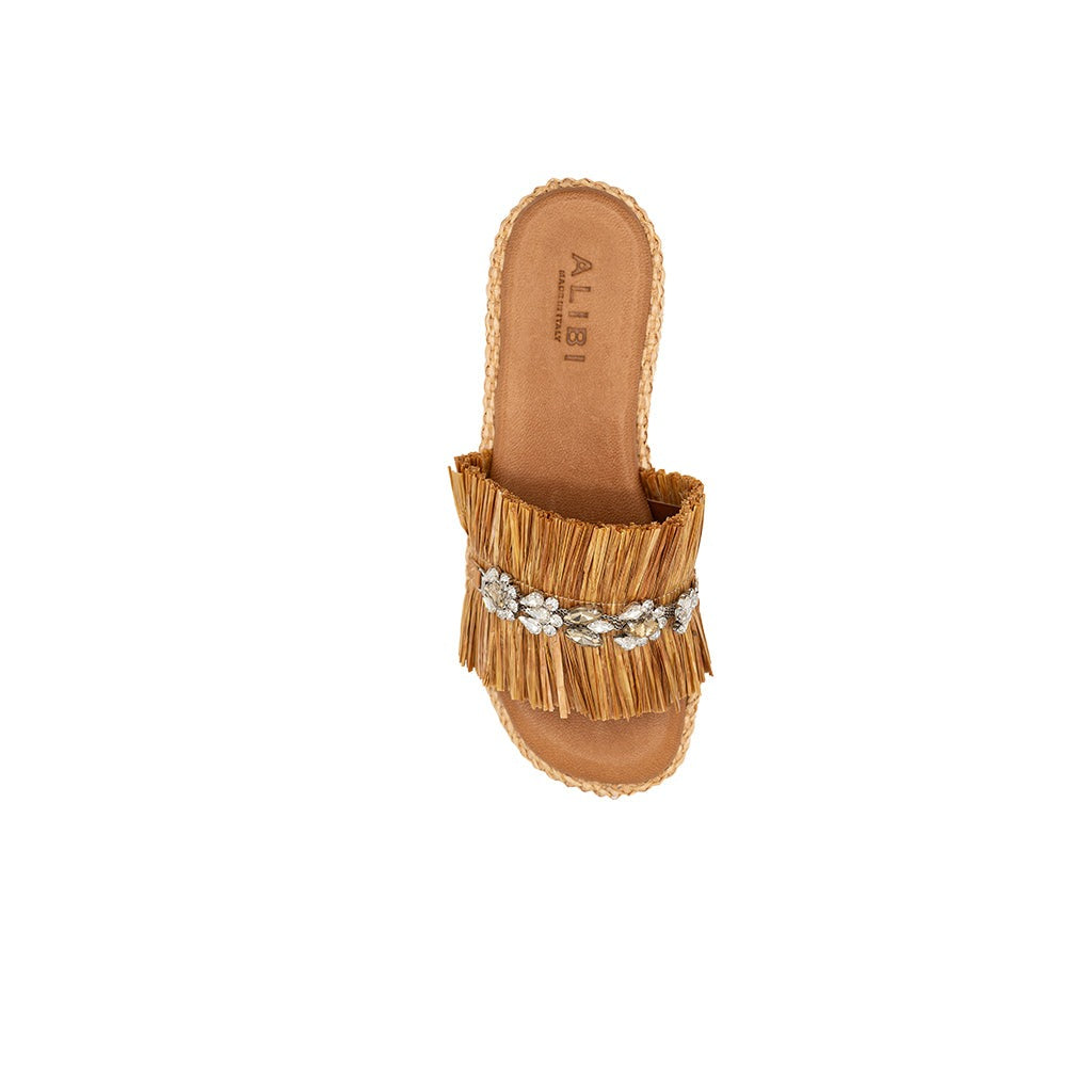 Olympia | Raffia Wedges