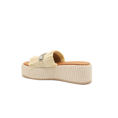 Olympia | Raffia Wedges