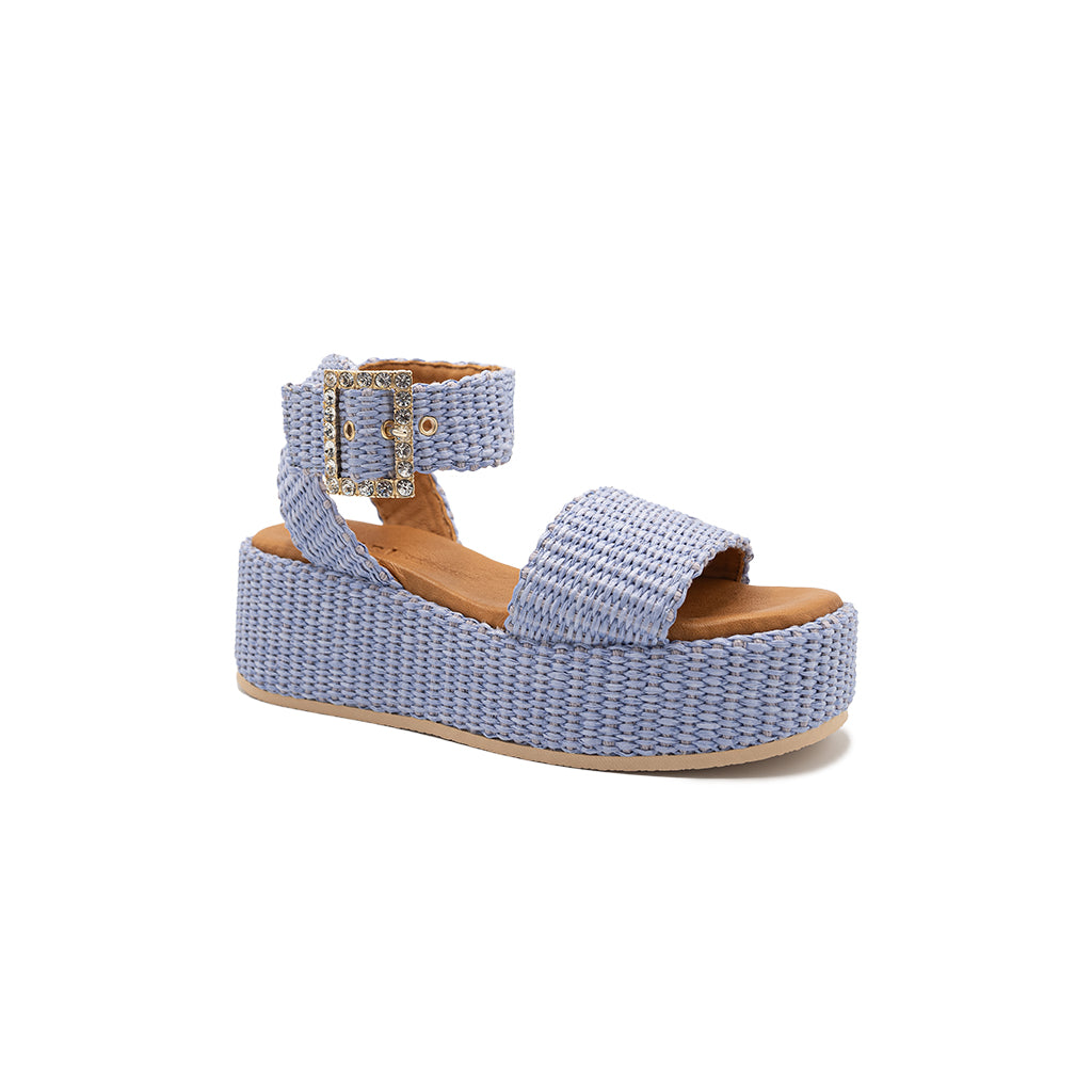 Terry | Raffia Wedges 