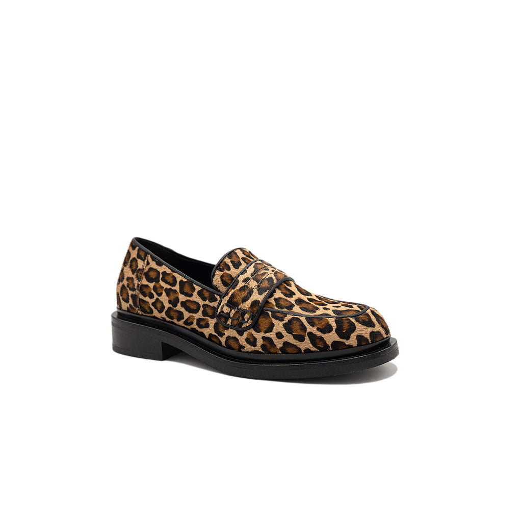 Cindy - Leopard | Mocassini in Cavallino